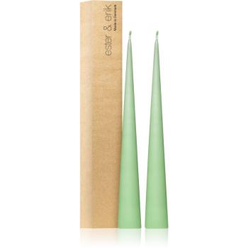 ester & erik cone candles eucalyptus (no. 66) lumanare 2x37 cm