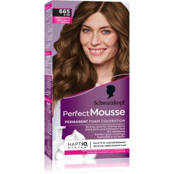 Schwarzkopf Perfect Mousse Culoare permanenta pentru par culoare 665 Choco Toffee 1 buc