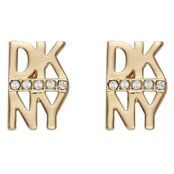 DKNY Cercei placați cu aur, cu forma de logo-uluiNew York 5520004
