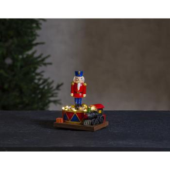 Decorațiune cu LED pentru Crăciun Star Trading Nutcracker, înălțime 16 cm