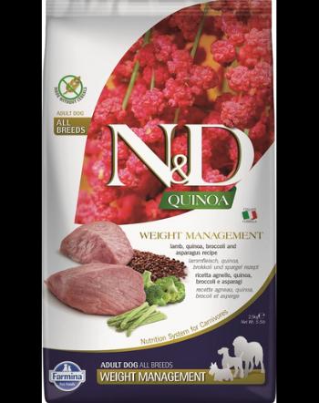 N&amp;D Dog Quinoa Weight Management Lamb &amp; Broccoli 2.5 kg