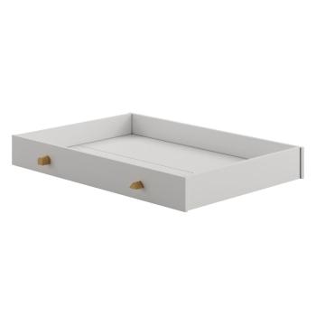 Sertar pentru sub pat de copii  70x140 cm gri deschis Cube - Pinio