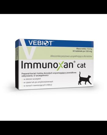 VEBIOT Immunoxan cat Supliment pentru pisioi si pisicii, pentru sustinerea imunitatii 30 tab.