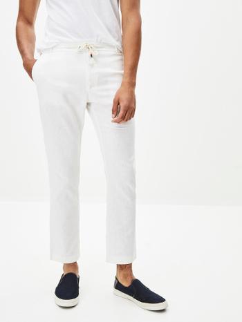 Celio Nolin Chino Pantaloni Alb