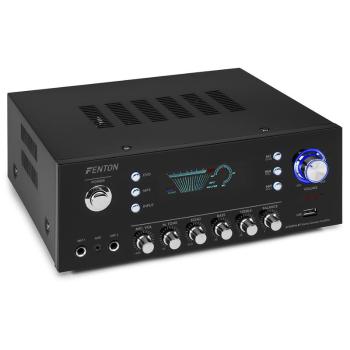 Fenton AV120FM, amplificator HiFI stereo, 120 W RMS, (2 x 60 W la 8 Ohm), BT / USB / AUX