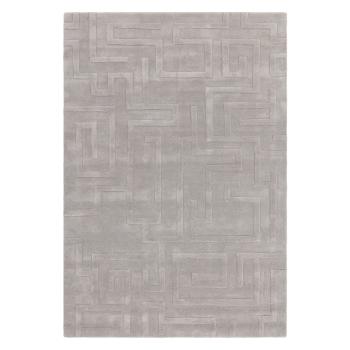 Covor gri deschis din lână 160x230 cm Maze – Asiatic Carpets