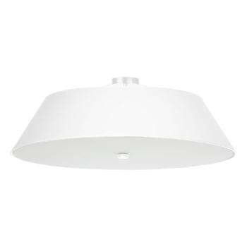 Plafonieră albă cu abajur textil ø 70 cm Hektor – Nice Lamps