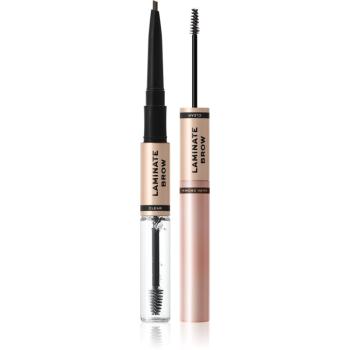 Makeup Revolution Laminate Brow creion gel pentru sprancene culoare Dark Brown 2.1 g
