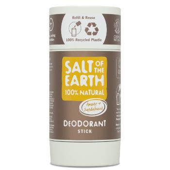 Salt Of The Earth Deodorant natural solid Ambra & lemn de santal (Deodorant Stick) 84 g