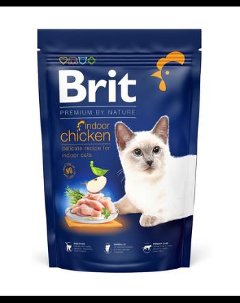 BRIT Cat Premium by Nature Indoor chicken Hrana uscata pentru pisici de interior, cu pui 300 g