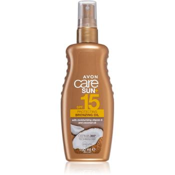 Avon Care Sun + Bronze ulei uscat cu protecție solară SPF 15 150 ml