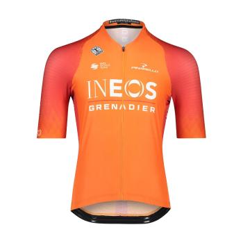 
                 BIORACER Tricou de ciclism cu mânecă scurtă - INEOS GRENADIERS &#039;22 - portocaliu/roșu  
            