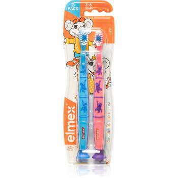Elmex Children's Toothbrush periuta de dinti pentru copii fin 3-6 years 2 buc