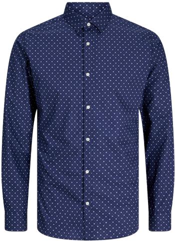 Jack&Jones Cămașă pentru bărbați JJJOE Slim Fit 12260131 Navy Blazer L