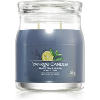 Yankee Candle Black Tea & Lemon lumânare parfumată 368 g