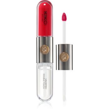 KIKO Milano Unlimited Double Touch Ruj de buze lichid, de lunga durata culoare 109 Strawberry Red 6 ml