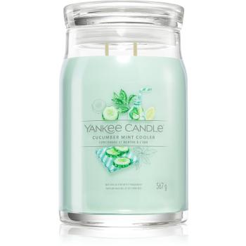 Yankee Candle Cucumber Mint Cooler lumânare parfumată Signature 567 g