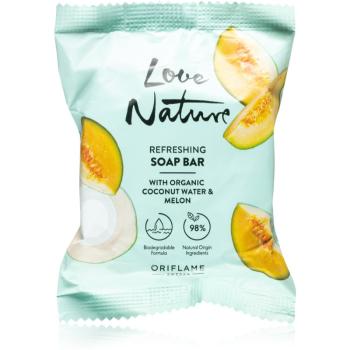 Oriflame Love Nature Coconut Water & Melon săpun solid pentru curățare 75 g