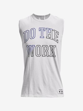 Under Armour Project Rock Show The Work Top Alb