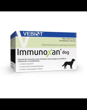 VEBIOT Immunoxan dog Supliment alimentar pentru caini, sustinerea imunitatii 60 tab