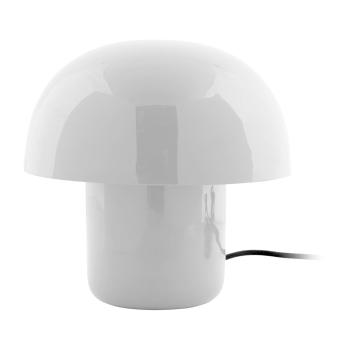 Veioză albă cu abajur din metal (înălțime 20 cm) Fat Mushroom – Leitmotiv