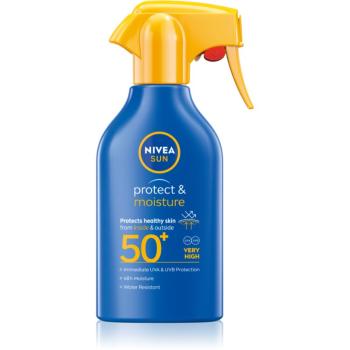 Nivea SUN Protect & Moisture spray autobronzant hidratant SPF 50+ 270 ml