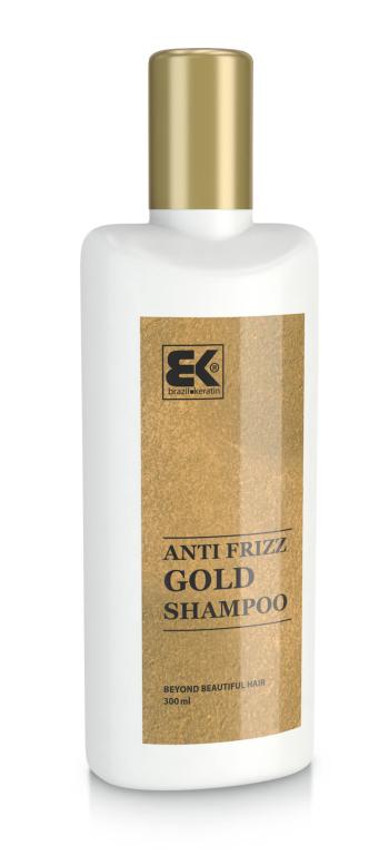 Brazil Keratin Șampon pentru păr deteriorat (Shampoo Anti-Frizz Gold) 300 ml