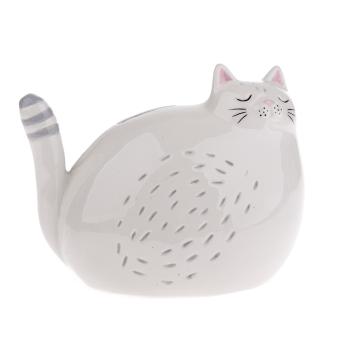 Pușculiță ceramică decorativă Pisicuță, 17,7 x 13,7 cm