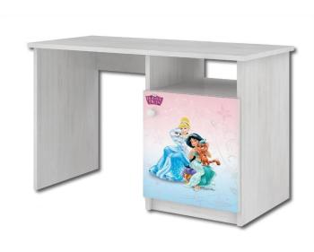 Masă de birou pentru copii - Animăluţele de la Palat - decor pin norvegian