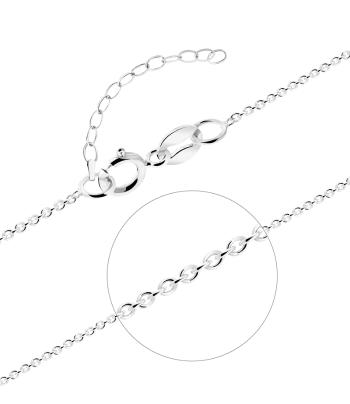 Cutie Jewellery Lănțișor fin din aur alb Anker Z0012 45 cm