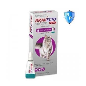 Bravecto Plus Spot On Cat 6.25-12.5 kg, 500 mg, 1 pipeta