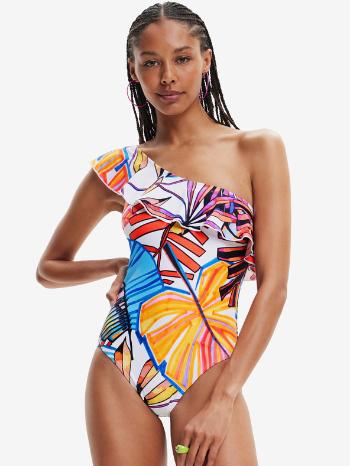 Desigual Medewi Costum de baie întreg Alb