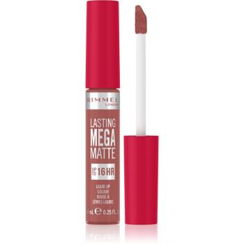 Rimmel Lasting Mega Matte ruj lichid mat, cu textură lejeră 16 de ore culoare Pink Blink 7,4 ml