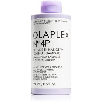 Olaplex N°4P Blond Enhancer™ sampon tonifiant cu violete neutralizeaza tonurile de galben 250 ml
