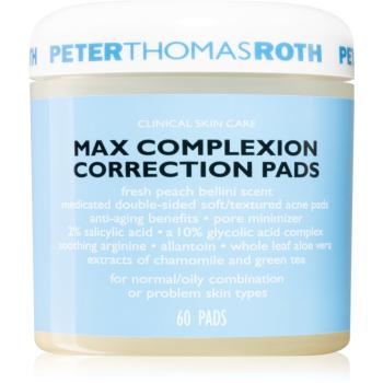 Peter Thomas Roth Max Complexion dischete demachiante pentru netezirea pielii si inchiderea porilor 60 buc