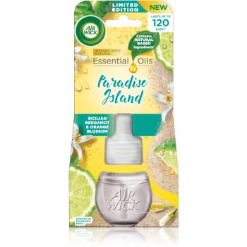 Air Wick Paradise Island Sicilian Bergamot & Orange Blossom reumplere în aroma difuzoarelor 19 ml