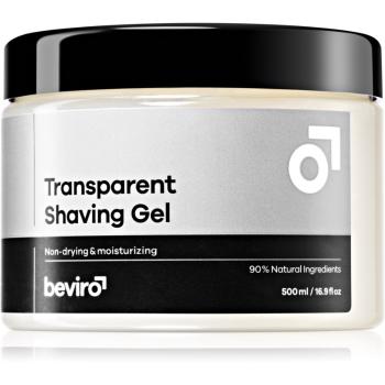 Beviro Transparent Shaving Gel gel pentru bărbierit pentru barbati 500 ml