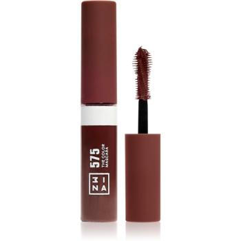 3INA The Color Mascara Mini mascara culoare 575 - Brown 5,5 ml