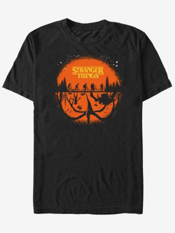 ZOOT.Fan Netflix Upside Down Stranger Things Tricou Negru