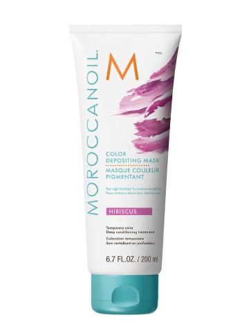 Moroccanoil Mască tonifiantă pentru păr Hibiscus (Color Depositing Mask) 30 ml