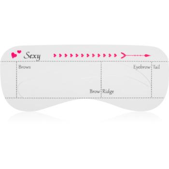 Lash Brow Eyebrow Stencil șabloane pentru sprâncene 10 buc