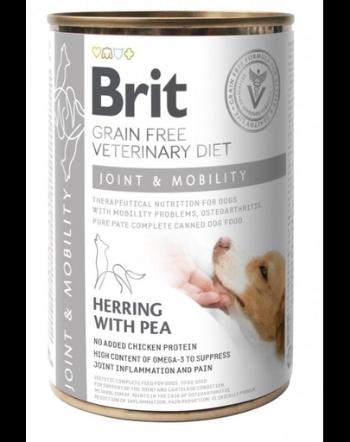 BRIT Veterinary Diet Dog Joint &amp; Mobility aliment pentru articulatiile cainilor 12x400 g