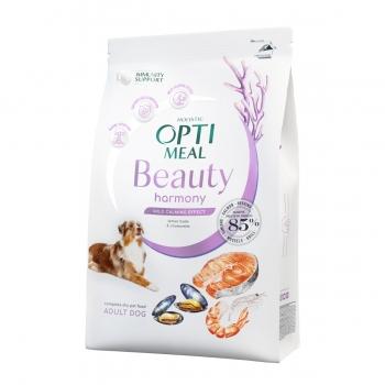 OPTIMEAL Beauty Harmony, Fructe de mare, hrană uscată câini, efect calmant, 1.5kg