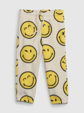 GAP Gap & Smiley® Pantaloni de trening pentru copii Bej