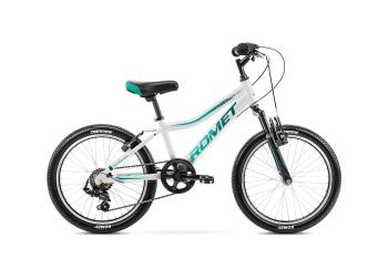 Bicicleta pentru copii Romet Rambler Kid 2 Alb/Smarald 2022