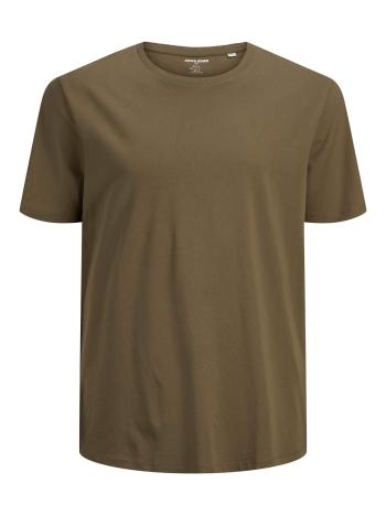 Jack&Jones PLUS Tricou bărbătesc JJEORGANIC Regular Fit 12158482 Olive noapte 5XL