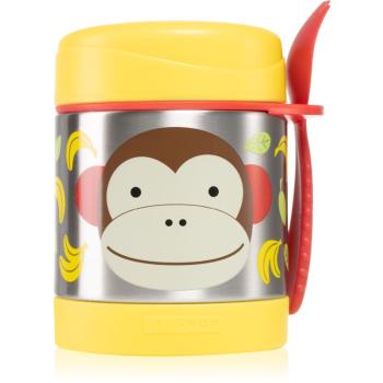 Skip Hop Zoo Monkey termos cu linguriță 12m+ 325 ml
