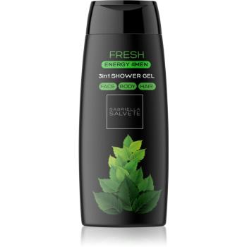 Gabriella Salvete Energy 4Men Fresh gel de dus pentru față, corp și păr pentru barbati 250 ml