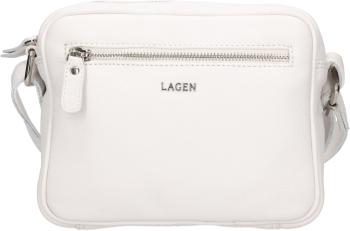 Lagen Geantă crossbody din piele pentru femei BLC-23/2153 WHITE