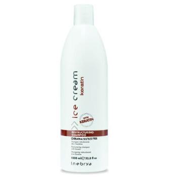 Inebrya Șampon de restructurare a părului cu keratină Ice Cream Keratin (Restructuring Shampoo) 300 ml